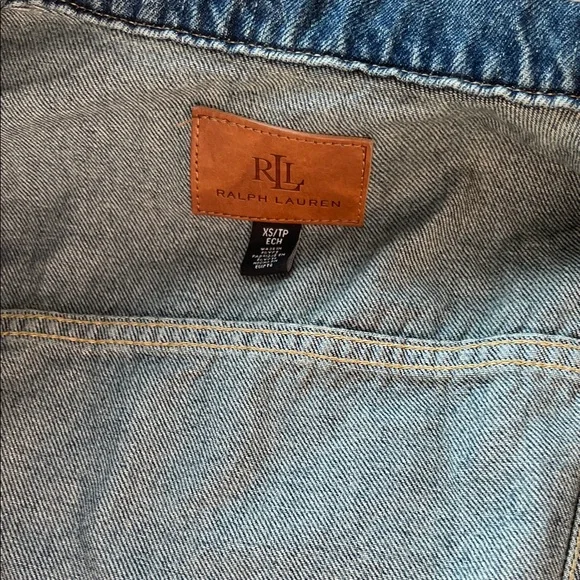 Ralph Lauren Women’s Classic Denim Trucker Jacket XS - Picture 5 of 10